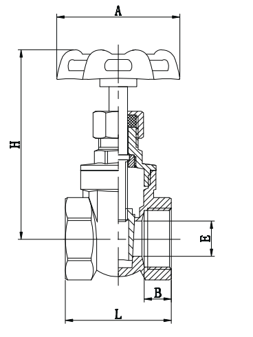 BRASS GATE VALVES (BSP)