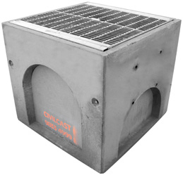 C/O HD Galvanised Drop-In Hinged Sump Grate & Frame