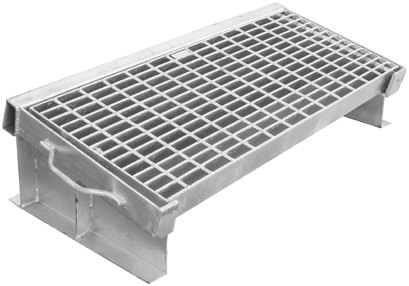 Galvanised Mild Steel Subdivision Products -Kerb Entry Grates