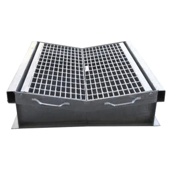 Galvanised Mild Steel Skirted V Grate & Frame