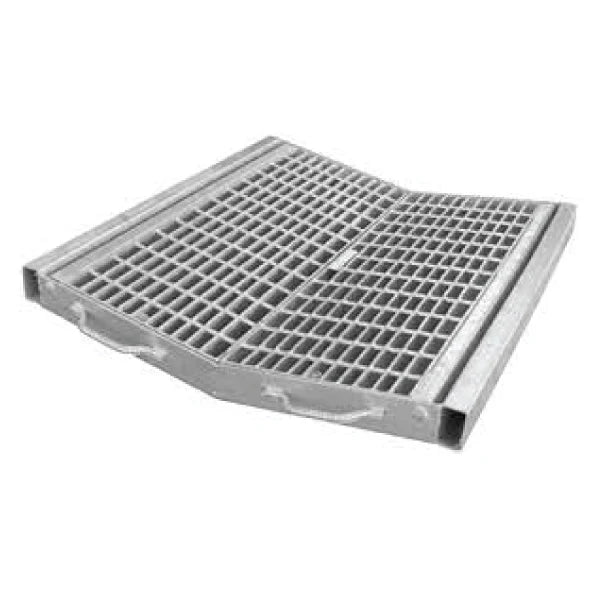 Galvanised  Mild Steel V Grate & Frame